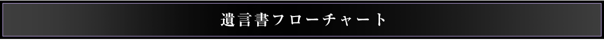 遺言書フローチャート
